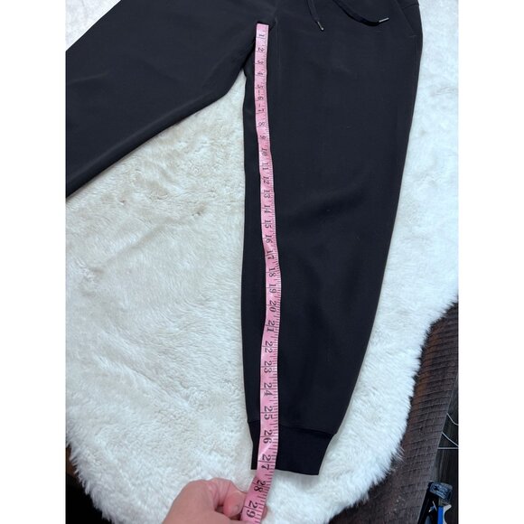 Lululemon black drawstring joggers women size 10 - Picture 2 of 7